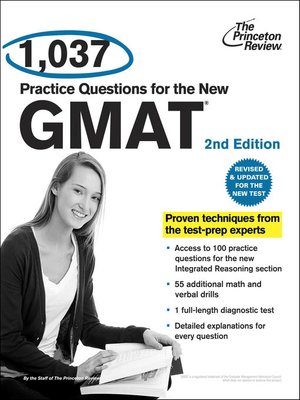 cover image of 1,037 Practice Questions for the New GMAT